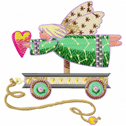 Kids And Toys Embroidery Design 8